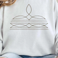 Western Boot Stitch Sweatshirt -XL / White Tee