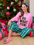 "Oh What Fun" Lounge Sweatshirt