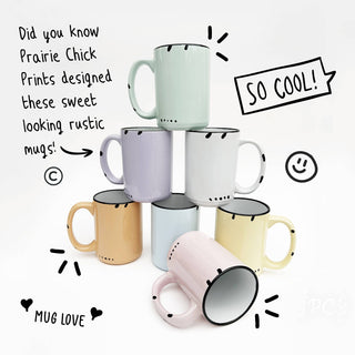 Coffee Makes Me Poop | Ceramic Mug: Blue