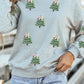 Sequined Christmas Tree Sweatshirt