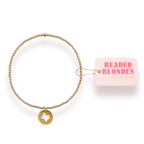 BEADED BLONDE TEXAS & CROSS JEWELRY