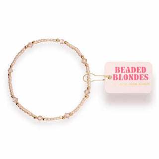 Eleanor Bracelet with Gold Accent Beads - Standard 6.75 inch