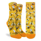 Women's Beehive Socks: Shoe Size 5-9