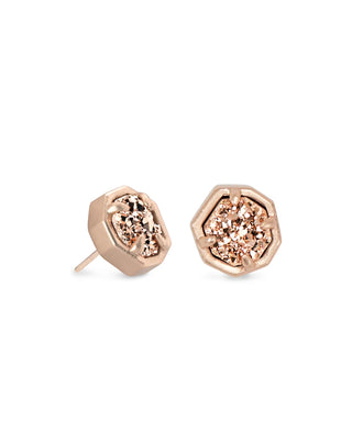 SALE * KENDRA SCOTT NOLA STUD EARRINGS in ROSEGOLD