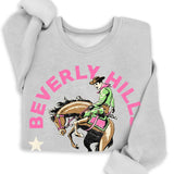 The BEVY SWEATSHIRT in PINK 9177