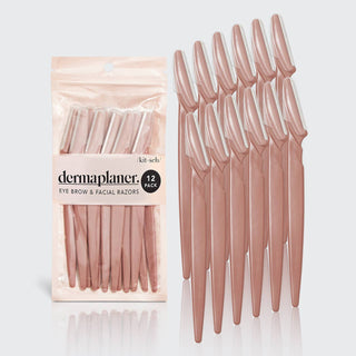 Plastic Dermaplaners 12pc - Terracotta