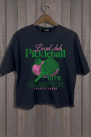 SALE * PICKLEBALL CROP TEE