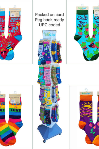 Mom Balls Ladies' Crew Sock