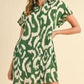 GREEN FRILL DRESS 4214