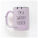 I'm A Sweary Fucker | Ceramic Mug: Yellow