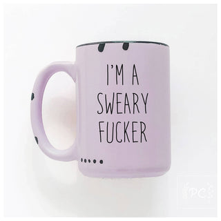 I'm A Sweary Fucker | Ceramic Mug: Yellow
