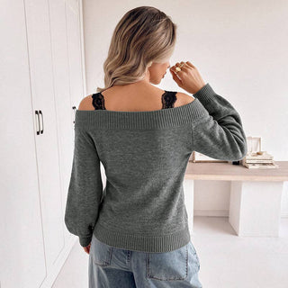 DESTINY LACE SHOULDER TOP