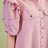 RESSA DRESS 1246 MAUVE