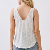 FRANCIE TANK in OFF WHITE 30794