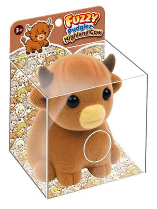 FUZZY PUDGIEZ HIGHLAND COW