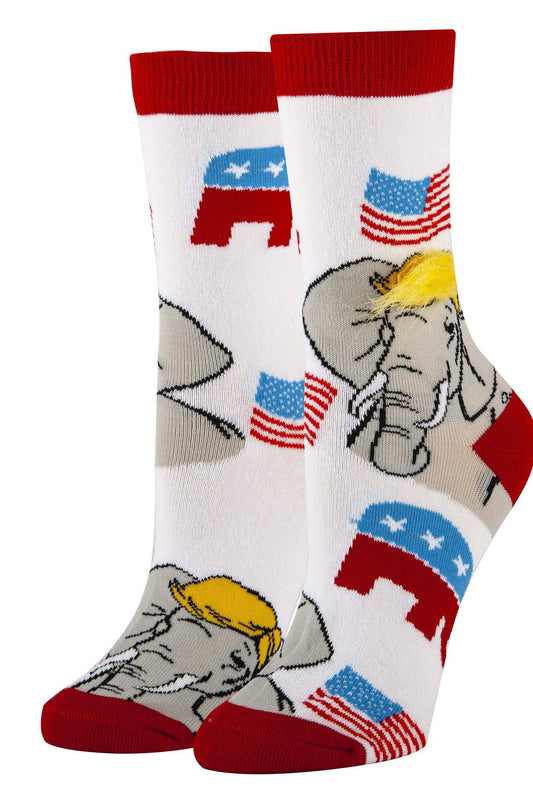 Right Wing | Women's Cotton Crew Funny Socks 20003