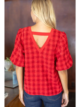 NINA RED TOP 37301