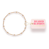 Dainty Sutton Bracelet in Gold with Silver: Standard 6.75 Inch