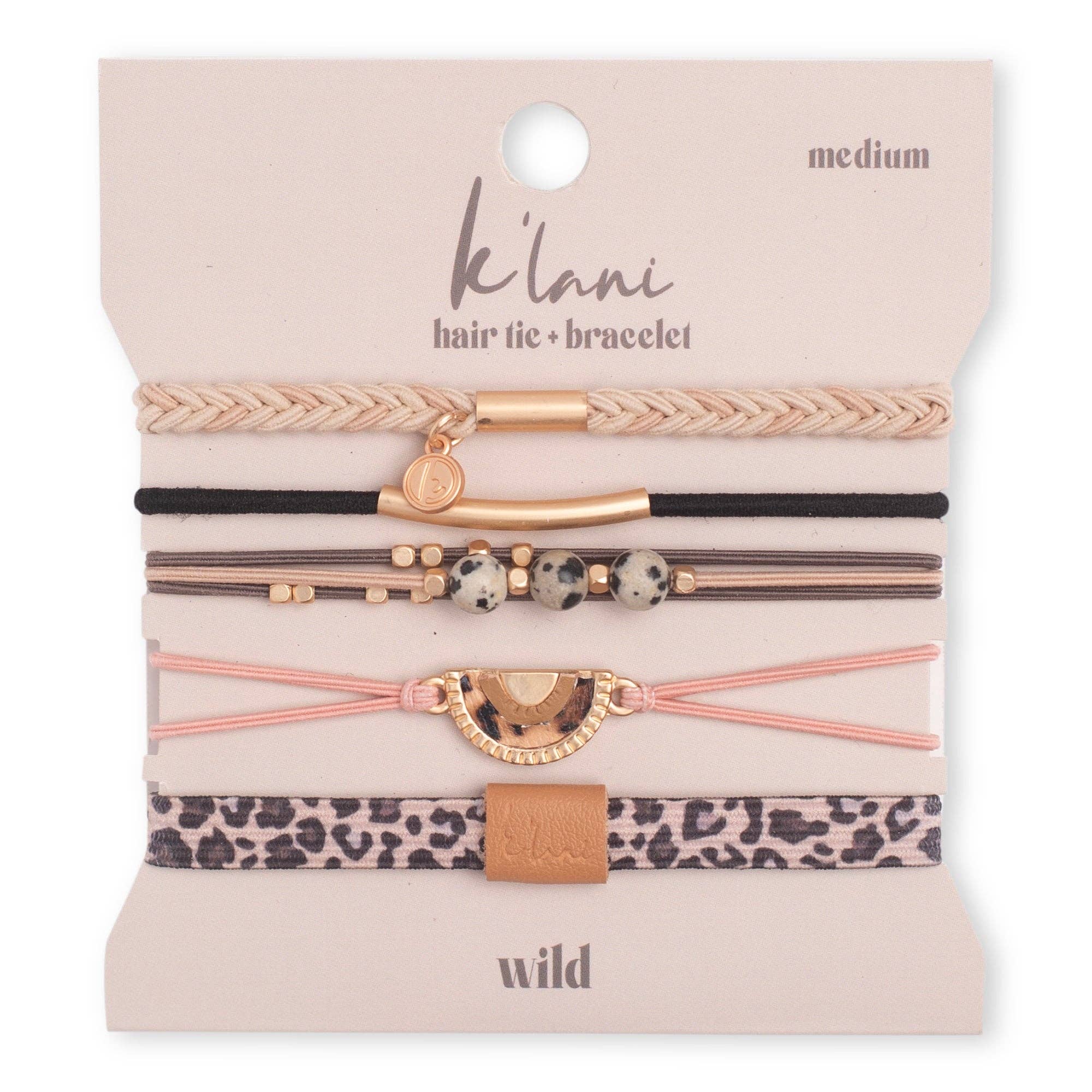 K'LANI Wild Hair Tie Bracelets: Medium 664231