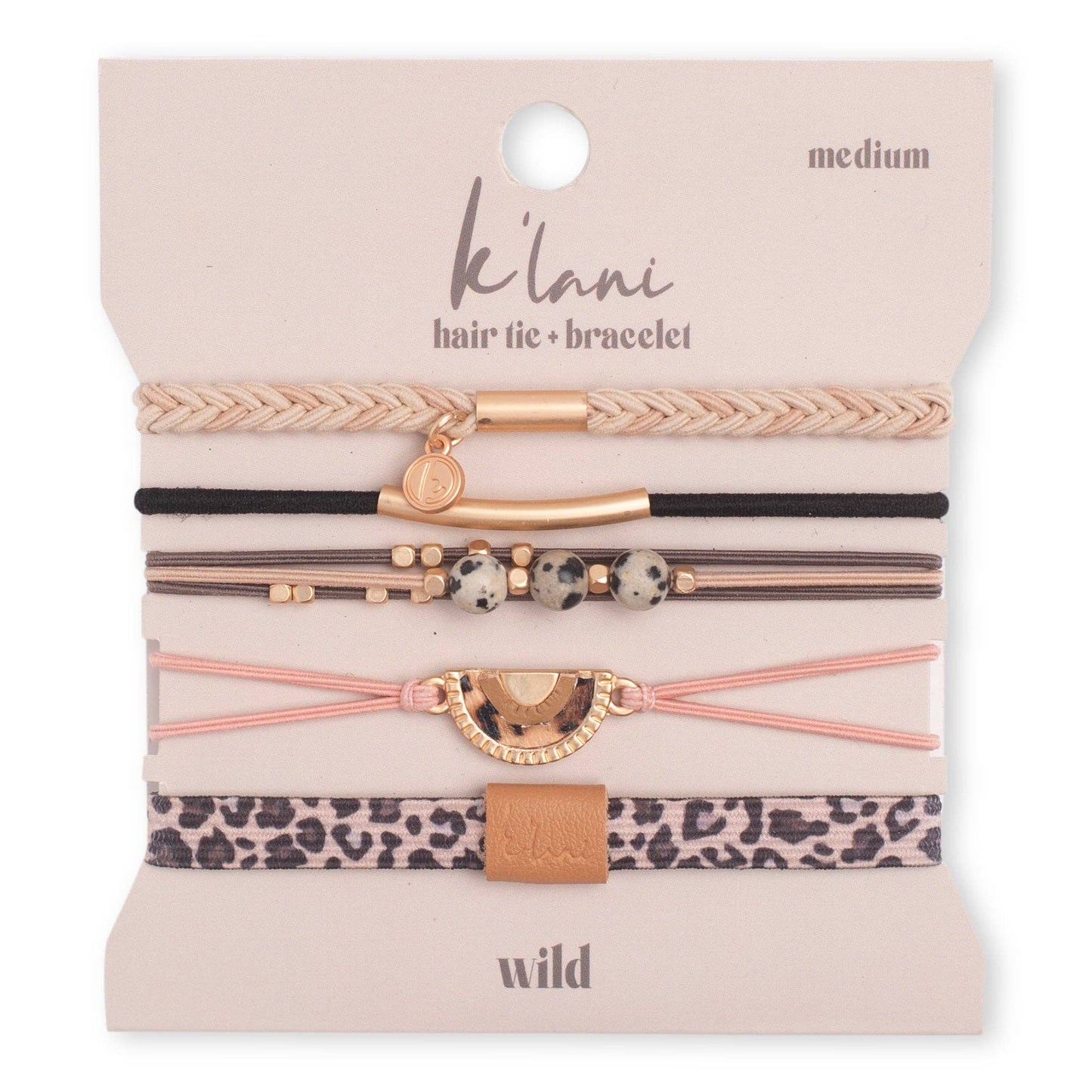 K'LANI Wild Hair Tie Bracelets: Medium 664231