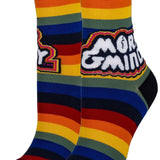 Mork and Mindy | Women's Cotton Crew Funny Socks 20472