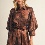 ALEXA METALLIC DRESS 16097