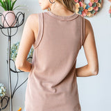 TESSA RIBBED TANK 7276