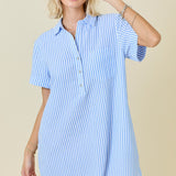 REESIE STRIPED DRESS