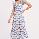 UTAHNA SMOCKED DRESS