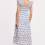 UTAHNA SMOCKED DRESS