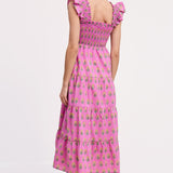 UTAHNA SMOCKED DRESS