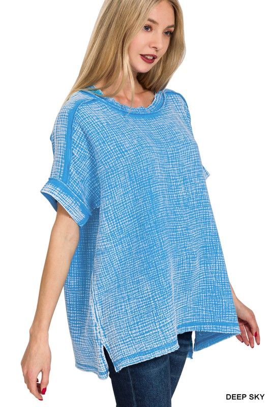 ZEE GAUZE TOP