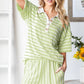 LIME STRIPED TOP