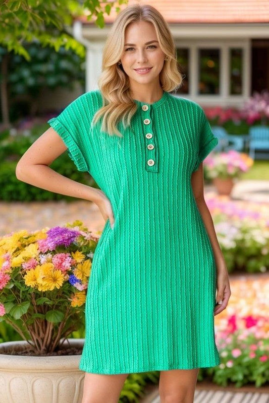 KELLY GREEN DRESS