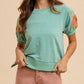 BUBBLE SLEEVE TOP 2569