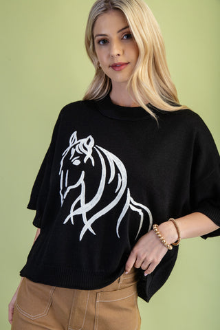 AMARI HORSE SWEATER 1328