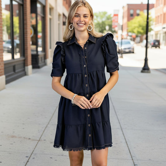 NAVY DRESS 1448