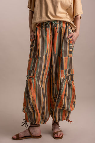 KASEY STRIPPED PANTS 30398