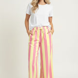 DAYDREAM STRIPED PANT 1027 RED