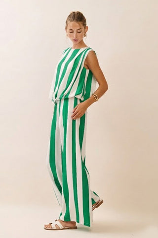 RORY STRIPED PANTSUIT 19540