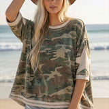 *COURTNEY CAMO TOP 3010