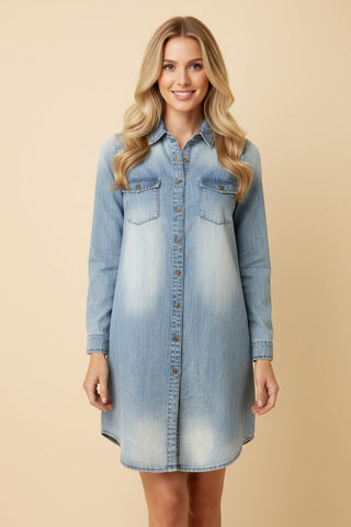 ASTRID DENIM DRESS 50085