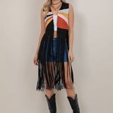 SAJE COLOR PATCH VEST