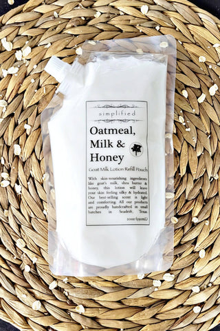 20oz Goat Milk Lotion Refill Bag: Sunday Beach