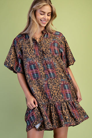 SKYE PLAID DRESS 2280