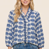 SARAH SHIRT 20989 BLUE