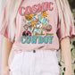 COSMIC COWBOY LONG CROP TOP : COCOA