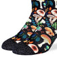 Men's Mushrooms Socks: Shoe Size 8-13