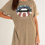 LIPERTY SHIRT DRESS in BLACK 7755
