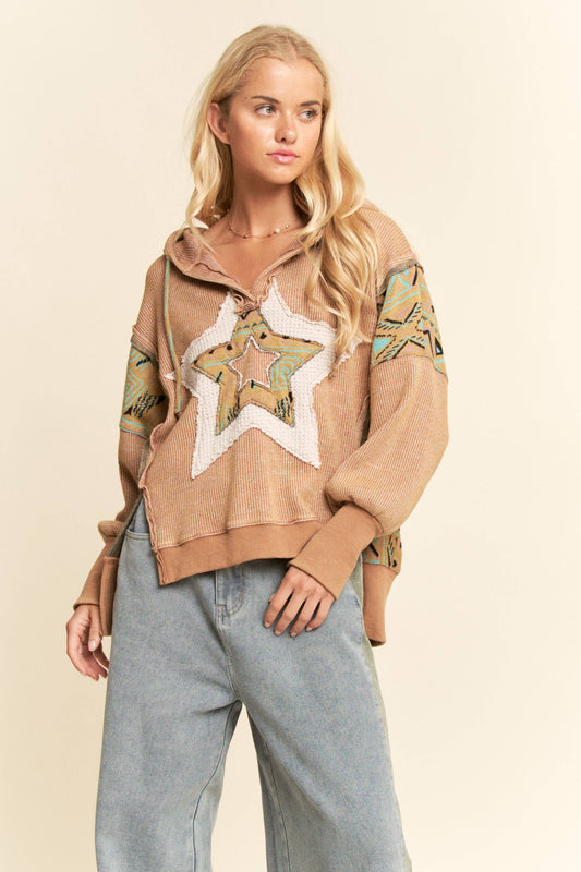 TAN STAR TOP